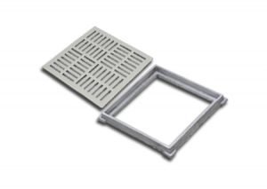 Ralos quadrados em alumínio de diversos tamanhos na COFERSED
